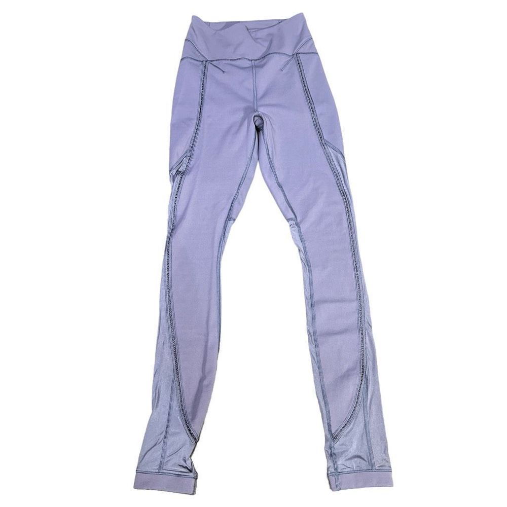 Lululemon Athletica Women's Purple Pull On Elasticized Waistband Leggings Size 4